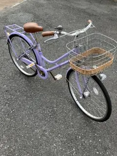 美品⭐子供用女の子　自転車　24インチ　オリーブデオリーブ　京都北部引き取り 24インチ子供自転車｜軽量ベルトドライブ＆本格仕様 wimo kids