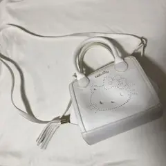 サンリオ キティ 2wayバッグ パンチング 美品