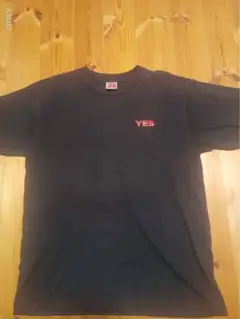 90年代タバコ　キャビン100周年　YESプリントＴシャツ　アメリカ製　ブラック