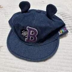 デニム耳付きキャップ B BAIKINMAN