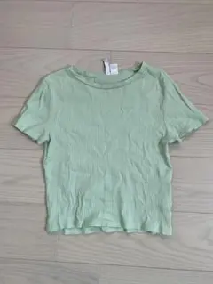H&M リブTシャツ　ミニT