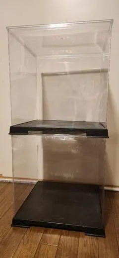 フィギュアケース2個セット　折りたたみ可能　巾32cm×奥行32cm×高32cm