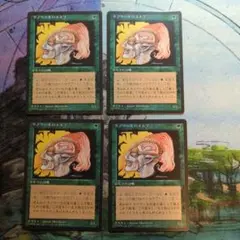 MTG　ラノワールのエルフ　4版黒枠　日本語4枚まとめ売り