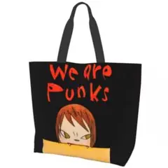 奈良美智 We are punks 大容量 トートバッグ キャンパス バッグ
