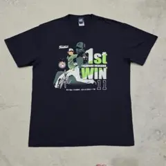 東京ヤクルトスワローズ　奥川　初勝利　Tシャツ　L　ネイビー　プロ野球