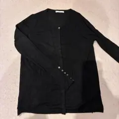 ZARA ザラ カーディガン 長袖 ブラック M トップス レディース