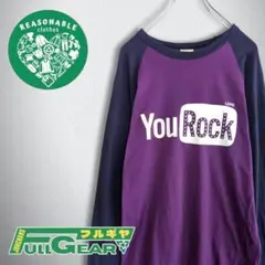 古着　ヴィンテージ　You Rock 1993　ワールドサーキット　ラグラン