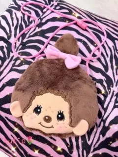 Monchhichi ぬいぐるみ ポシェット　ポーチ　バッグ