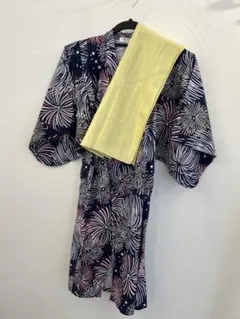 BREEZE 花火柄 浴衣 120サイズ