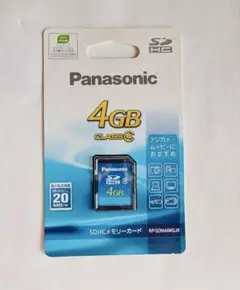 Panasonic 4GB SDHCメモリーカード Class 4