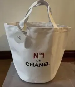 新品 ノベルティトートバッグN°1——白
