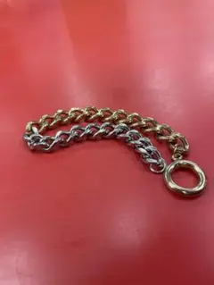 ゴールドシルバー ウォレットチェーン　ストッパー破損