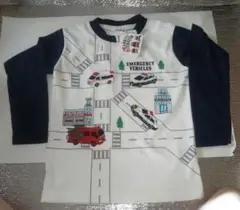 CARRY FAVORITE 長袖カットソー 乗り物Tシャツ 130cm