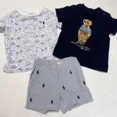 【セット売】ポロラルフローレン　Tシャツ、短パン