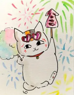 おおおおおおしゃんびゆぅ！8/28 14（原画）ポストカードサイズの用紙のみ