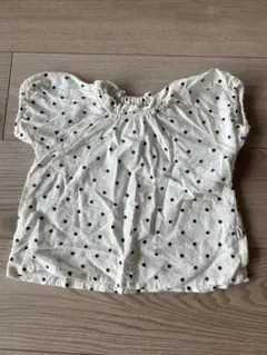 アオスタ　aosta 夏　トップス　水玉　ドット
