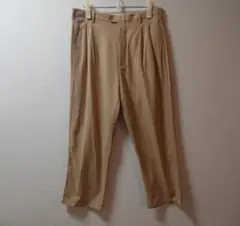 00's TRUST 2タック リネンスラックス