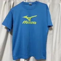 MIZUNO ミズノ スポーツTシャツ メッシュ ブルー 青