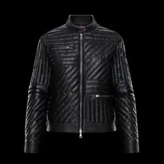 定価55万 正規品 モンクレール レザーダウンジャケット