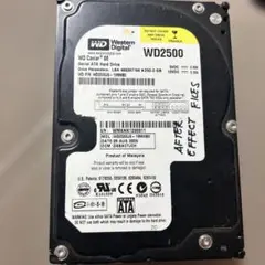 WD2500 250GB SATA内蔵ハードドライブ