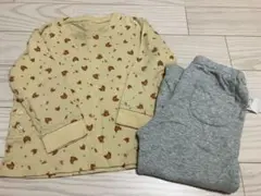 ユニクロ　キツネ　パジャマ　100cm