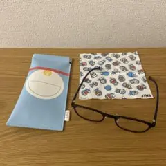 JINS ドラえもんモデル ブルーライトカット ユニセックス　メガネ　伊達メガネ