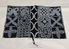 ★ハンドメイド★ミナペルホネン　ブックカバー　フォレストタイル/タンバリン