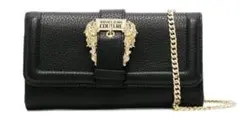 【新品未使用】 VERSACE JEANS COUTURE 長財布 ブラック