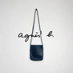 agnes b. ペーター ショルダーバッグ ブラック PETER アニエスベー