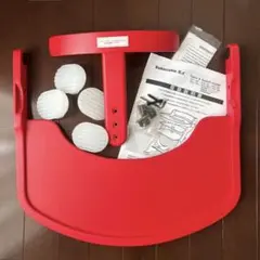 新品　すくすくチェア Sukusuku Table テーブル　ガード部分　赤