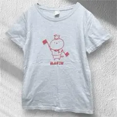 ブルーブルーエ　半袖Tシャツ　イラスト　綿100% 伸縮　カジュアル　シンプル