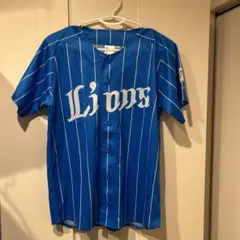 西武ライオンズユニフォーム ブルー ストライプ Sサイズ