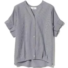 美品【BEAMS HEART】スキッパーネック カットソー