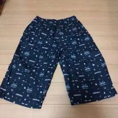①Minecraft ステテコ　ハーフパンツ 黒　150cm