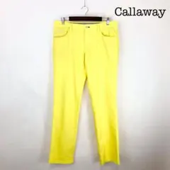 Callaway キャロウェイ ロング パンツ イエロー 黄色 LL XL 2L