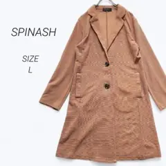 b2452▶スピナッシュ　SPINASH　ロングジャケット【L】ベージュ
