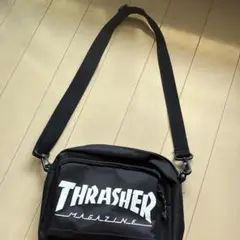 THRASHER ショルダーバッグ ブラック
