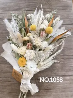 ドライフラワースワッグ❁⃘グレビリアとグラスペディアネイティブナチュラル【37㎝】