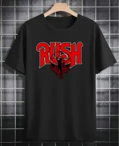 男女兼用★大きいサイズ★ロック★ヘビメタ系★Rush半袖Tシャツ★ＸＸＬ～