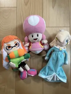 キノピコ＆ロゼッタ、スプラトゥーン　ぬいぐるみセット
