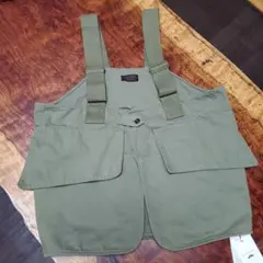 新品タグ付き hughug ワークベスト