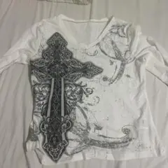 フェアリーグランジクロスデザイン 七分袖カットソー