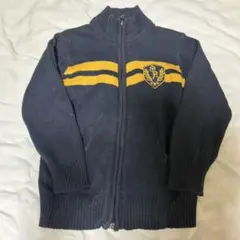 【Old Navy】フリースジャケット 4T ネイビー/イエロー