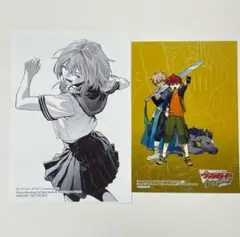 ヴァンガード ユースクエイク6巻 特典ブロマイド&イラストペーパー