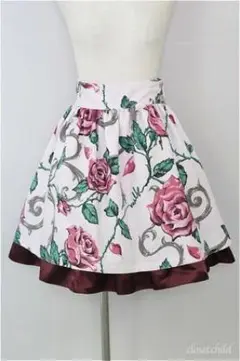 MILK ロージーローズタイトスカート　ミルク　ローズ　バラ　薔薇　スカート MILK ロージーローズタイトスカートミルクローズバラ薔薇スカート