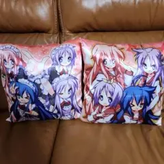2種コンプセット　らき☆すた SEGAラッキーくじ C賞 クッション