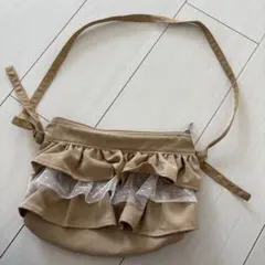 フリル付き　ポシェット　ショルダー