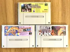 スーパーファミコン NBAバスケットボールソフト3本セット 動作確認済み SFC