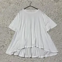 MIDIUMISOLID クルーネックAラインプルオーバー