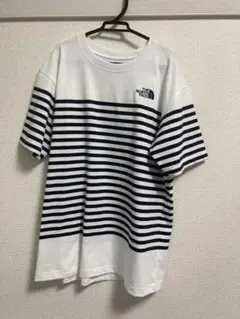 THE NORTH FACE 半袖ボーダーシャツ Sサイズ